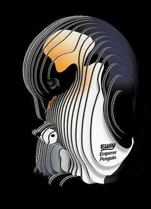 Сборная 3д модель зоопарк: пингвин императорский (xeg-131)