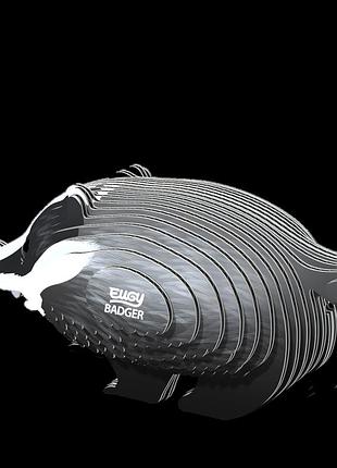 Збірна 3д модель зоопарк: борсук (xeg-094) 7