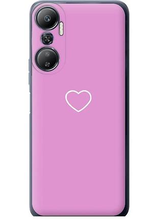 Чехол силиконовый на телефон infinix hot 20 сердце 2 "4863u-2966-58250"