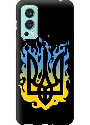 Чохол tpu патріотичний на телефон oneplus nord 2 герб v1 "5258b-2468-58250"