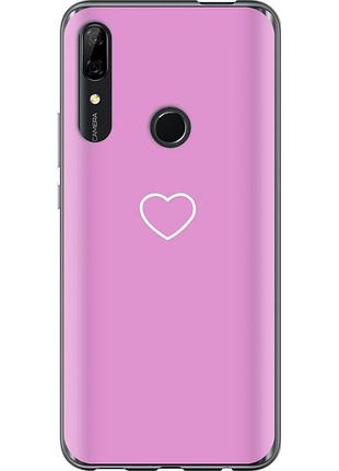Чехол силиконовый на телефон huawei p smart z сердце 2 "4863u-1704-58250"