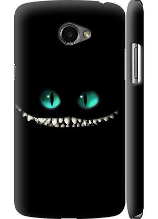 Чехол 3d пластиковый матовый на телефон lg k5 x220 чеширский кот "689m-457-58250"