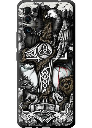 Чехол tpu на телефон huawei honor 30 тату викинг "4098b-1921-58250"