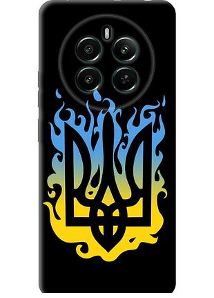 Чехол tpu патриотический на телефон realme 12+ герб v1 "5258b-3650-58250"