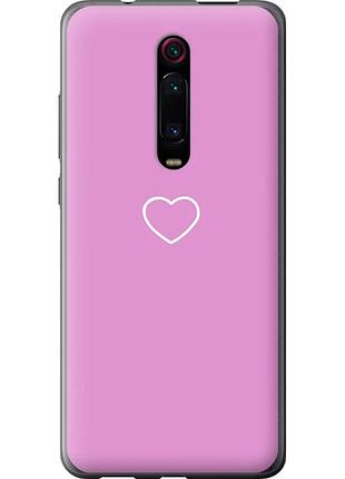 Чехол 2d пластиковый на телефон xiaomi redmi k20 сердце 2 "4863t-1817-58250"