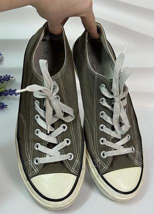 Низькі оливкові хакі кеди memphis
