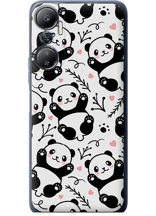 Чохол силіконовий на телефон infinix hot 20 панди "4318u-2966-58250"