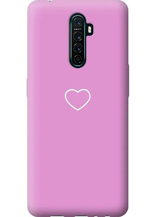 Чехол силиконовый на телефон oppo reno ace сердце 2 "4863u-1964-58250"