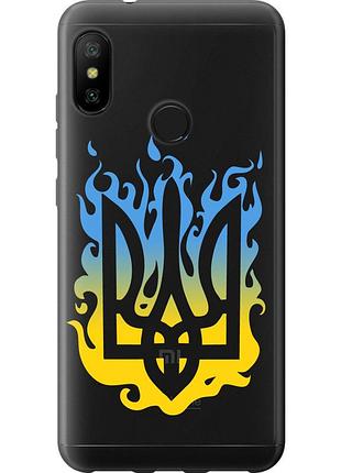 Чехол силиконовый патриотический на телефон xiaomi mi a2 lite герб v1 "5258u-1522-58250"