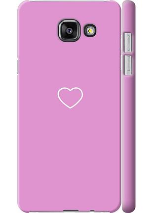 Чохол 3d пластиковий матовий на телефон samsung galaxy a7 (2016) a710f серце 2 "4863m-121-58250"