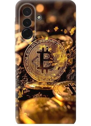 Чехол силиконовый на телефон samsung galaxy a36 золотая лихорадка биткойна "6089u-3836-58250"