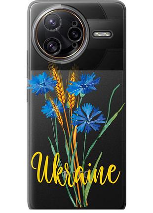 Чехол силиконовый патриотический на телефон xiaomi poco f7 ultra ukraine v2 "5445u-4086-58250"