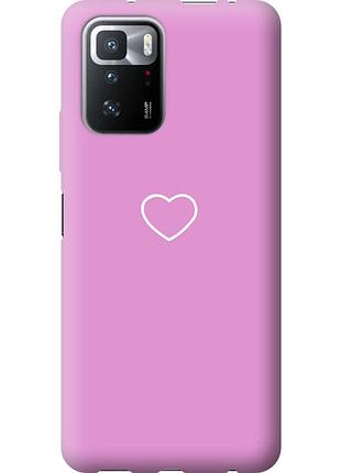 Чохол силіконовий на телефон xiaomi poco x3 gt серце 2 "4863u-2511-58250"