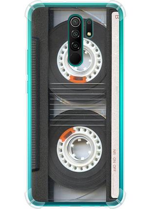 Чохол силіконовий протиударний с посиленими кутами на телефон xiaomi redmi 9 касета "876sp-2019-58250"