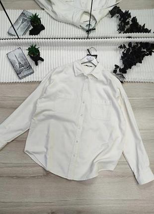 Вельветова бавовняна сорочка оверсайз george p xl