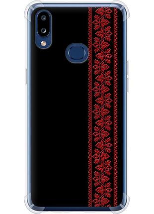 Чохол силіконовий протиударний с посиленими кутами на телефон samsung galaxy a10s a107f вишиванка 53 "2041sp-1776-58250"