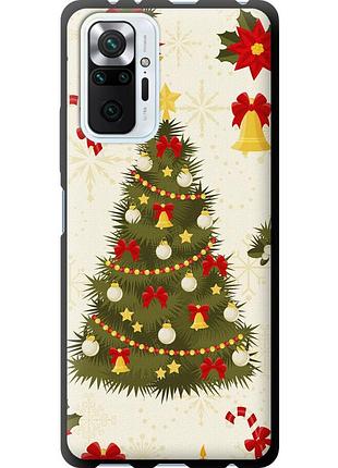 Чехол tpu на телефон xiaomi redmi note 10 pro новогодняя елка "4198b-2297-58250"