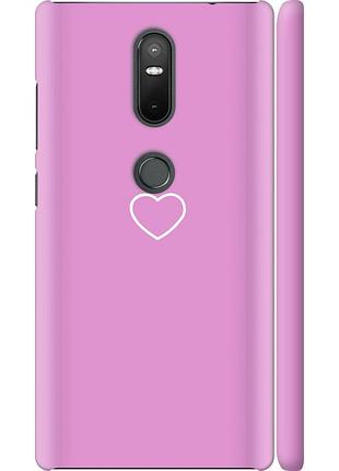 Чехол 3d пластиковый матовый на телефон lenovo phab 2 plus сердце 2 "4863m-990-58250"