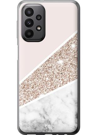 Чехол tpu на телефон samsung galaxy a23 a235f пастельный мрамор "4342b-2587-58250"