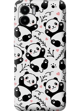 Чохол силіконовий на телефон xiaomi redmi a1 панди "4318u-2768-58250"