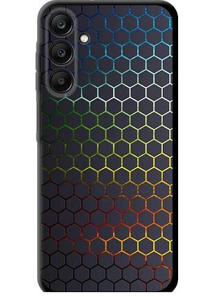 Чехол tpu на телефон samsung galaxy a25 5g переливающиеся соты "498b-3495-58250"