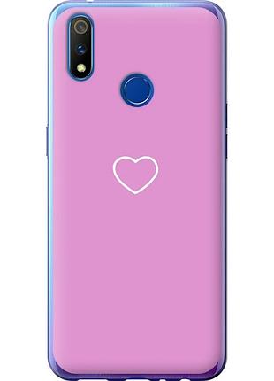 Чехол силиконовый на телефон realme x lite сердце 2 "4863u-2030-58250"
