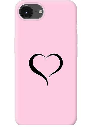 Чехол силиконовый на телефон iphone se 4 сердце 1 "4730u-3652-58250"