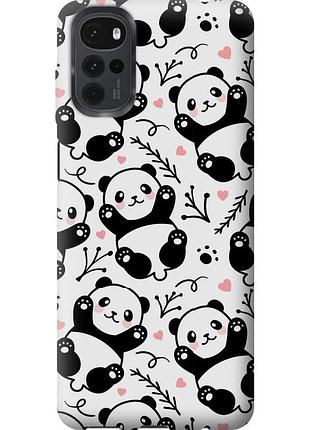 Чехол силиконовый на телефон motorola g22 панды "4318u-2681-58250"