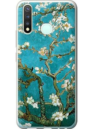 Чехол силиконовый на телефон vivo y19 винсент ван гог. сакура "841u-630-58250"