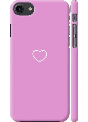 Чохол 3d пластиковий матовий на телефон iphone se 2020 серце 2 "4863m-2013-58250"