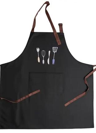 Фартух кухонний з поліестеру 68*75 см водонепроникний