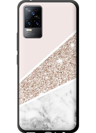 Чехол tpu на телефон vivo v21e пастельный мрамор "4342b-2375-58250"