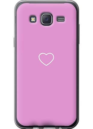 Чехол силиконовый на телефон samsung galaxy j5 (2015) j500h сердце 2 "4863u-100-58250"