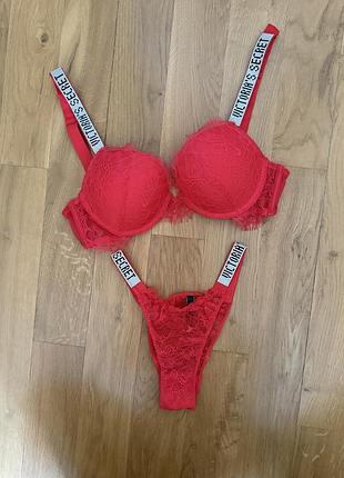 Новий комплект вікторія сікрет мереживний | victoria’s sicret