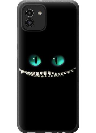 Чохол tpu на телефон samsung galaxy a03 a035f чеширський кіт "689b-2499-58250"