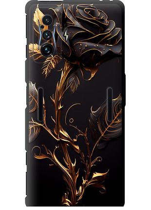 Чохол tpu на телефон xiaomi poco f4 gt троянда 3 "5552b-2958-58250"