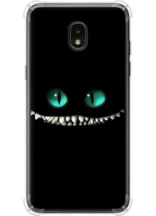 Чехол силикон с усиленными углами на телефон samsung galaxy j7 2018 чеширский кот "689sp-1502-58250"