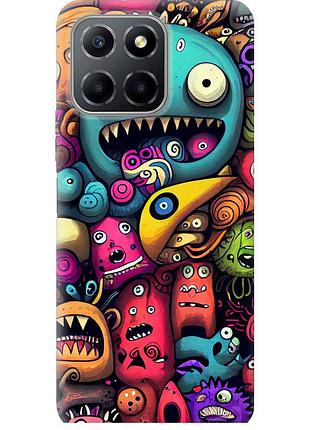 Чохол силіконовий на телефон huawei honor x8 5g смішні монстри "5549u-4149-58250"
