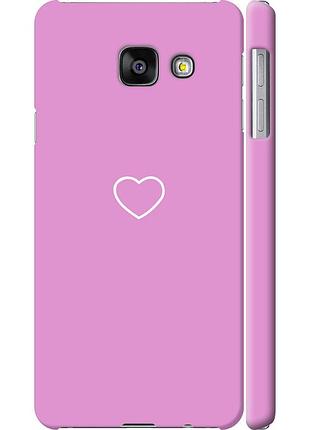 Чохол 3d пластиковий матовий на телефон samsung galaxy a3 (2016) a310f серце 2 "4863m-159-58250"