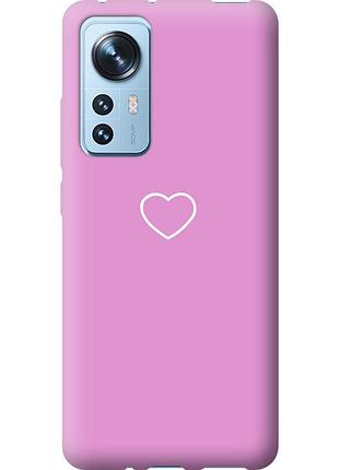 Чехол силиконовый на телефон xiaomi 12 сердце 2 "4863u-2555-58250"