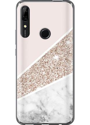 Чохол силіконовий на телефон huawei p smart z пастельний мармур "4342u-1704-58250"