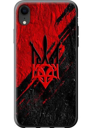 Чехол силиконовый патриотический на телефон iphone xr герб v4 "5293u-1560-58250"