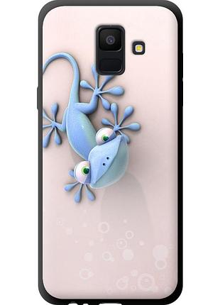 Чехол tpu на телефон samsung galaxy a6 2018 геккончик "1094b-1480-58250"