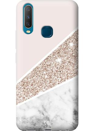 Чохол силіконовий на телефон vivo y15 пастельний мармур "4342u-1791-58250"