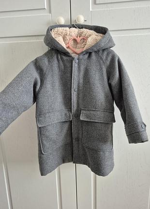 Пальто zara 110 см 4-5 года