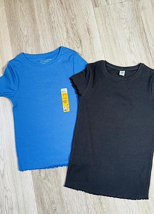 Футболка майка топ рубчик набір футболок