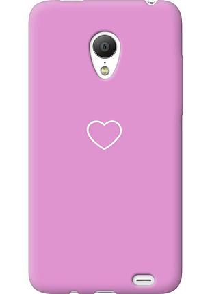 Чохол силіконовий на телефон meizu mx3 серце 2 "4863u-310-58250"