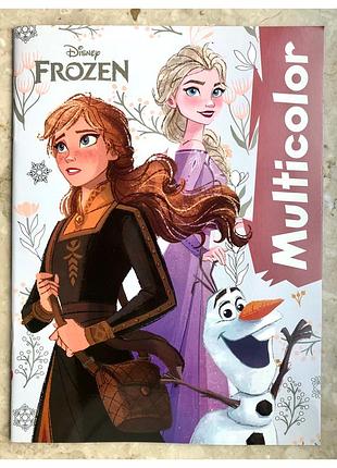 Розмальовка disney frozen крижане серце велика