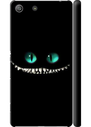 Чехол 3d пластиковый матовый на телефон sony xperia m5 e5633 чеширский кот "689m-217-58250"