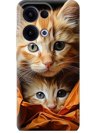 Чохол силіконовий на телефон oppo reno13 5g котики 2 "5664u-3944-58250"